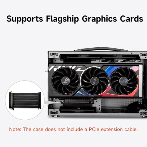 PCCOOLER CPS K101 Mini ITX PC Case, Mesh High Airflow SFF Chassis